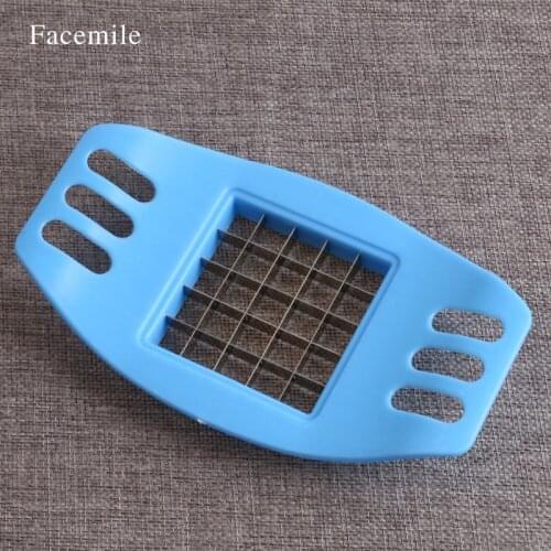 1PCS Kitchen Accessories Stainless Steel Vegetable Potato Slicer Cutter Chopper Chips Making Cutter Tool Fruit & Vegetable Tools