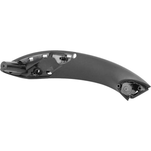 Sedan Inner Door Panel Handle Car Pull Trim Cover for BMW 3 Series F30 Black,front left