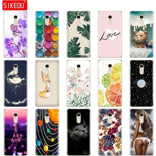 Silicone TPU Case For Xiaomi Redmi Note 4/note 4 pro Case Cover for Redmi Note 4X/note 4x pro Phone case global version cats