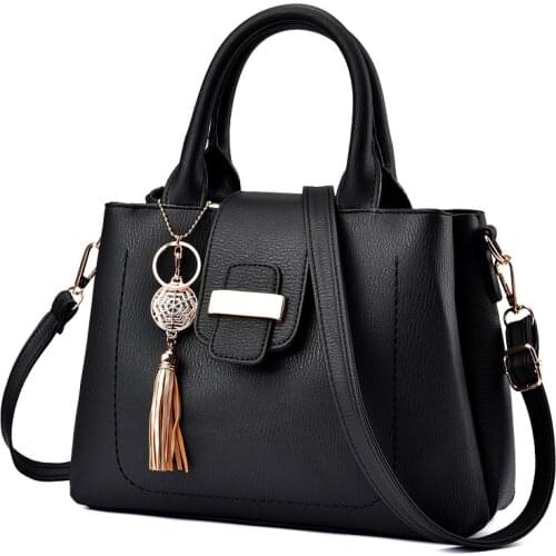 YINGPEI Women Bag Vintage Casual Tote Top-Handle Women Messenger Bags Shoulder student Handbag Purse Wallet Leather 2018 New