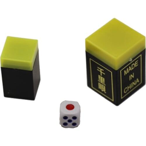 1 pcs clairvoyance Thousand mile eye close up magic tricks Gamble Dice Talking Dice prop illusion magia toy
