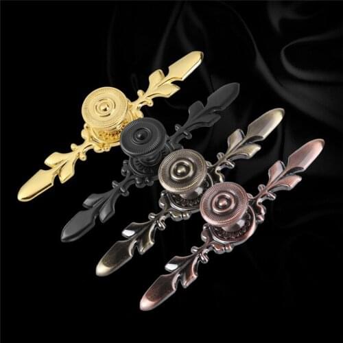 4 pcs 120MM Black Furniture Handles Zinc Alloy European Modern Pulls Knobs For Door Cupboard Wardrobe Drawer Furniture Hardware