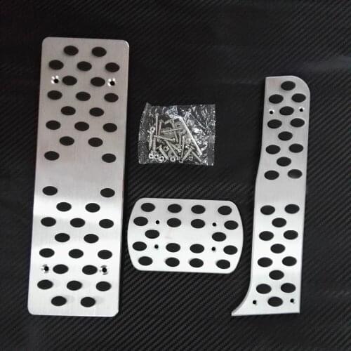 DEE Accessories For Audi A4 B6 B7 B8 A5 A6 C5 C6 A7 A8 Q5 A3 Q3 TT AT Accelerator Brake Clutch Footrest Pedal Pedales Stickers