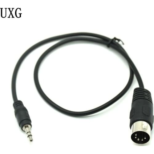 Audio Extension Line Din 5 Pin Din MIDI Male female Plug To 3.5mm Male Stereo Jack Audio Extension Cable of 0.5m 1m 1.5M 3M