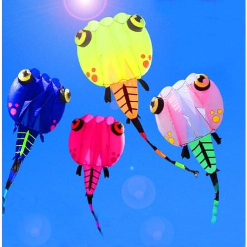 Free shipping new design high quality large tadpole kite soft kites ripstop nylon fabric kite reel flying outdoor toys fun