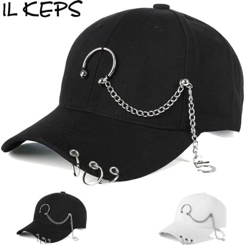 IL KEPS Mens Baseball Cap Hoop Buckle Cap ladies hat Sun Hat Hip-hop Cool Pop Girl 2020 New Hat Popular Japan Korea