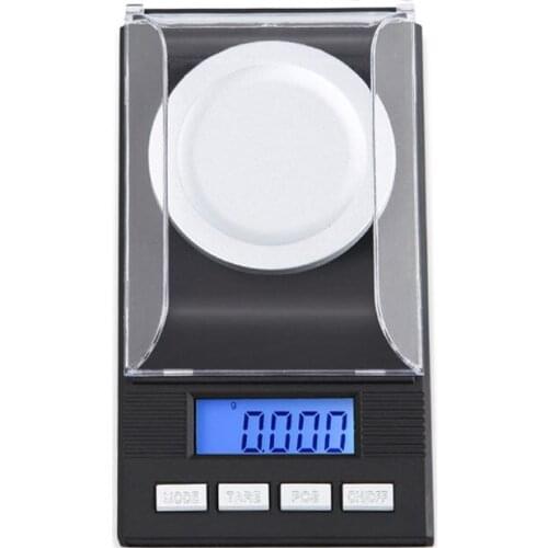 Digital Milligram Jewelry Scale 50g / 0.001g Reloading,High-Precision Pocket Sc