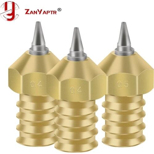 3D Printer Parts 0.2/0.3/0.5mm Airbrush Nozzle Adapter Set Airbrush Nozzle Adapter With Nozzles For V6 Hotend 1.75mm Filament
