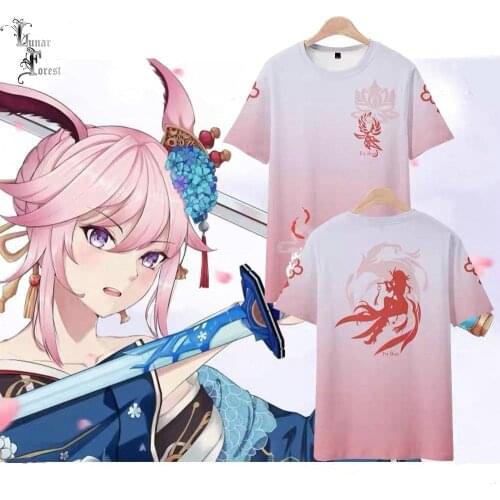 Honkai Impact 3 3D Printing T-shirt Summer Fashion Round Neck Short Sleeve Popular GAME Streetwear Plus Size