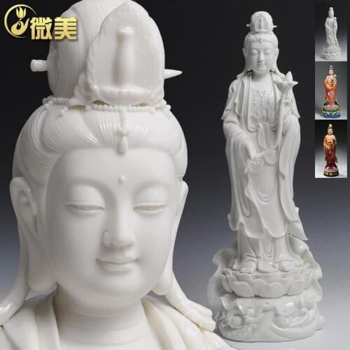 16 to 20 inches thick and crossing the Western Sam put Ephraim mahasthamaprapta Buddha Dehua ceramics wholesale