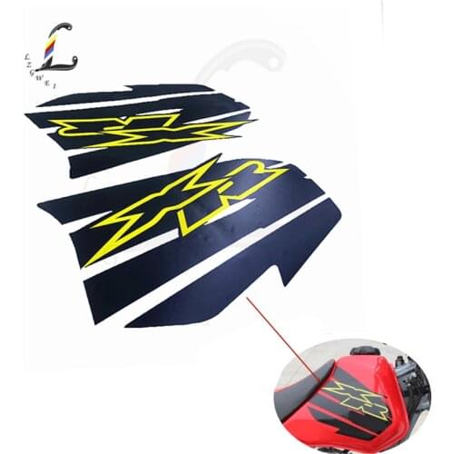 Dirt motorcycle black applique decals fuel tank sticker Set For XR250 XR400 fuel tank sticker Set