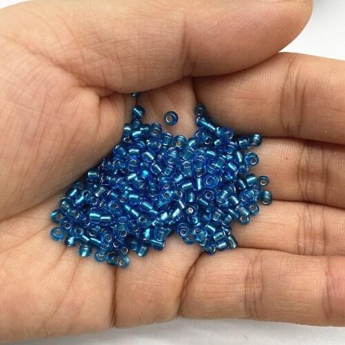 New 15g 2--4mm Glass Seed Spacer Beads Austria Crystal Round Hole Beads for Kids Jewelry DIY Making Necklace Earring #14