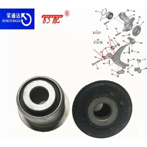 Front control arm/Trailing arm bush 512032 96110483 For Citroen Berlingo Peugeot 306 Lower arm center sleeve