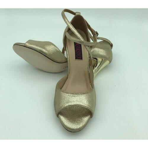 Sexy Flamenco Dance Shoes Argentina Tango Shoes pratice shoes Party shoes T6291GL Leather Hard Sole 7.5cm 9cm heel available
