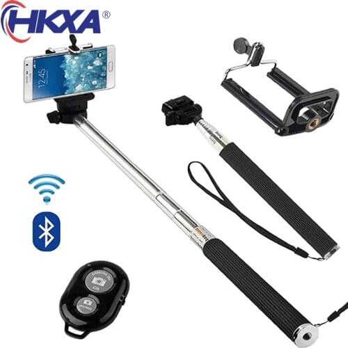 Handheld Wireless Bluetooth Selfie Stick Tripod Foldable Stick Selfie Fill Light for iPhone X Huawei Samsung Mobile Smartphone