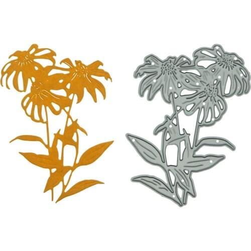 Blossom Chrysanthemum Pattern Scrapbooking Metal Cutting Dies Album Paper Card Decorating Craft Stuff Cutter Mold