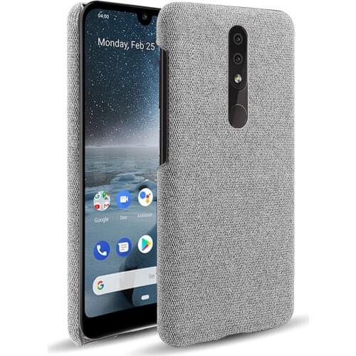 Cloth Cases For Nokia 4.2 Case Slim Retro Cloth Hard Cover For Nokia 4.2 TA-1184, TA-1133, TA-1149, TA-1150, TA-1157, TA-1152