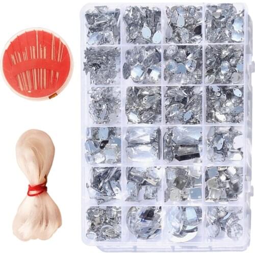 Glaring Wedding Dress Sequins Hair Clips Hair Band Nail Art Supplies 24 Styles