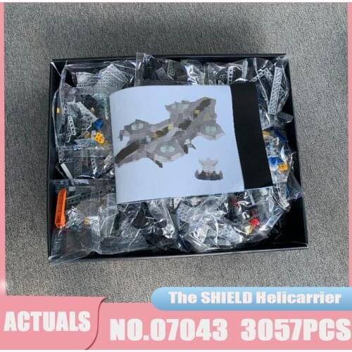 Star Plan Series Heroes Helicarrier Model Kit 07043 Building Blocks Brick Educational Kids Children Toys Birthdays Gifts 76042