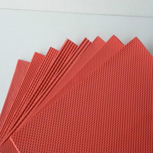 10pcs/lot 20*30cm pvc red color sheet for architecture model building kits toy ho train layout