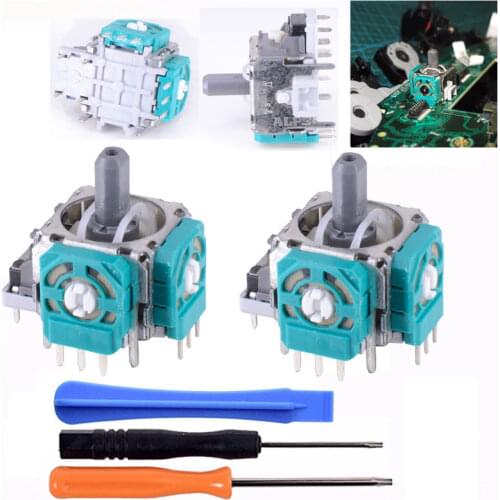 2pcs New ALPS Original/OEM 3D Vibration Rocker Joystick Module +Tool for XBOX ONE/XBOX ONE S/XBOX ONE X/XBOX ELITE Controller
