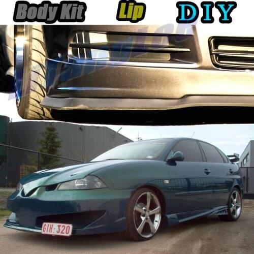 Car Bumper Lip Front Spoiler Skirt Deflector For SEAT Cordoba 1993~2010 Tune Car Modified Body Kit VIP Hella Flush Lips