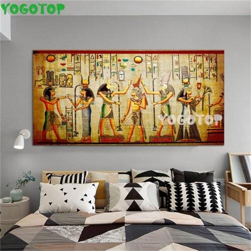 Large Egyptian King Tut Queen art Diy Diamond Painting Full,Diamond embroidery,3d,pictures of Rhinestone,mosaic,decor YY5292