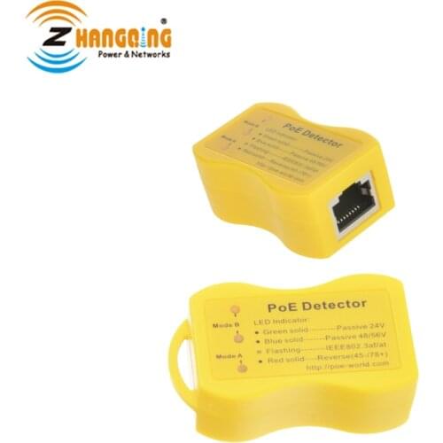 PoE Detector for Passive PoE-Quickly identify Power over Ethernet with RJ-45; Display indicates passive /802.3af/at; 24v/48v/56v