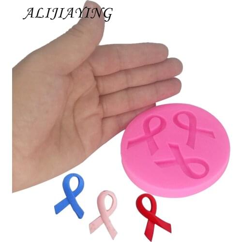DIY Rope Knot Ribbon shape Fondant Silicone Mould Bow Cake Decoration Sugar Tools Baking Sugarcraft chocolate clay Mold D1397