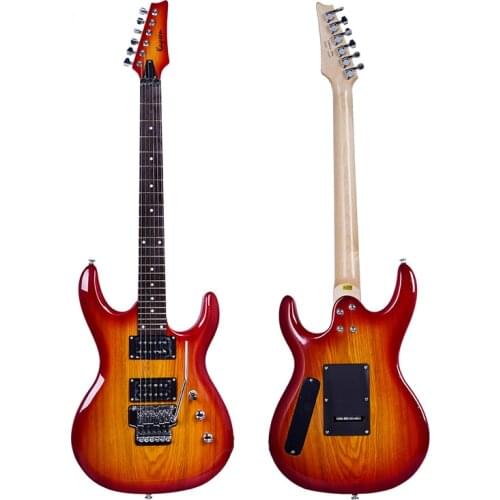 HOT 39Inch Double Rock Electric Guitar Concert Dedicated Guitar Fraxinus Mandshurica Panel Rock Guitar Gift Free Accessories