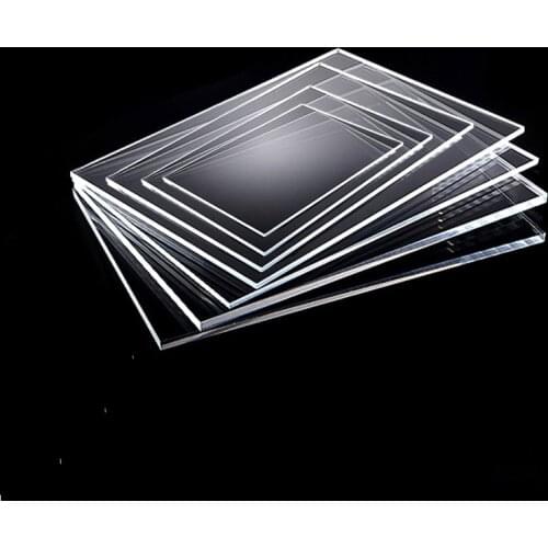 Custom Cut Size and Shape 2mm/3.5mm Thickness Plexiglass Transparent Acrylic Board Clear Plastic Sheet DIY Neon Sign Customized
