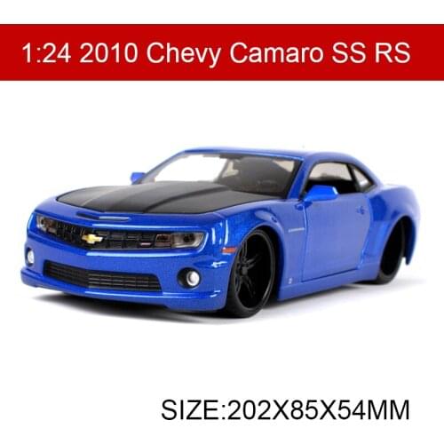 Maisto 1:24 2010 Chevy Camaro SS RS Diecast Model Car Metal Racing Car Kids Toys Car simulation model For Gift Collection