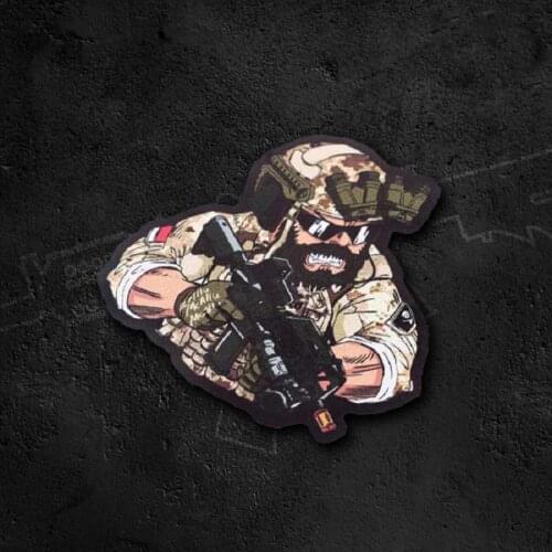 Q Version SEAL Special Forces Tactical Stickers Suitcase Notebook Stationery Military Fighting Scrapbooking Outdoor Decoration