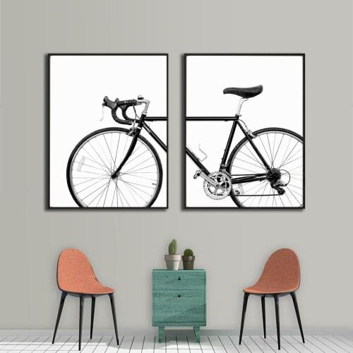 Bicycle Wall Art,Canvas Print, Bicycle Print, Bike Print, Black and White Print, Scandinavian Prints Printable Wall Art
