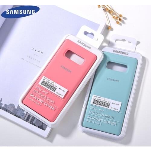 Original Note 8 Liquid Silicone Case Soft-Touch Silky Finish Protective Cover For Samsung Galaxy Note 8 With Box