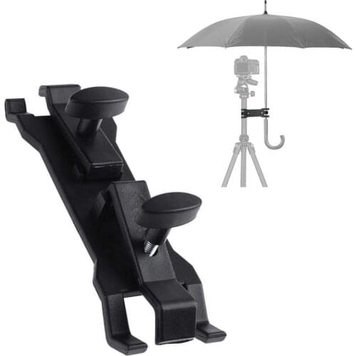 Yiwa Portable Outdoor Photography Umbrella Holder Clamp Clip Camera Tripod Light Bracket Flash Stand Photo Studio Accessory r35