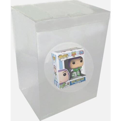 Ruitroliker 10Pcs Protector Case Clear Plastic Protection Case Compatible for Funko Pop 4 inch Vinyl Figures