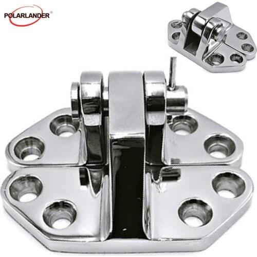 Folding Boat Door Boat hinge Round Turn Button Hatch Strap Flush Door Strap Grade Cast 1pc Butt Hinge Hardware 10x10x0.5cm