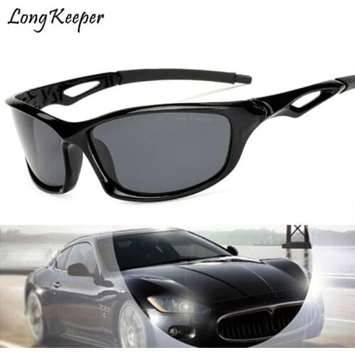 LongKeeper Hot Sale Polarized Sunglasses Anti Glare Glasses For Safety Driving Sun glasses Yellow Lens With "Long Keeper" LOGO