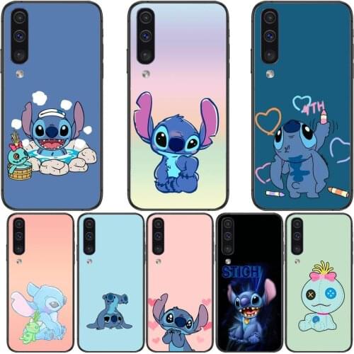 Stitch Naughty Phone cover hull For SamSung Galaxy S8 S9 S10E S20 S21 S5 S30 Plus S20 fe 5G Lite Ultra black soft case