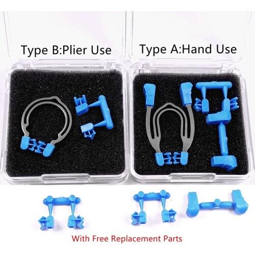 1Set Dental Matrices Clamps Sectional Matrix Rings 134℃ With Free Replacement Part
