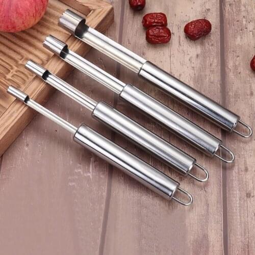 1Pcs Stainless Steel Apple Fruit Seed Core Remover Pear Apple Corer Seeder Slicer Knife Kitchen Gadgets Fruit & Vegetable Tools