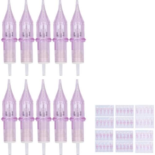10pcs / Box Disposable Tattoo Needle Stainless Steel Tattoo Machine Pen Cartridge Needle 3RL / 5RL / 7RL / 9RL / 11RL / 13RL