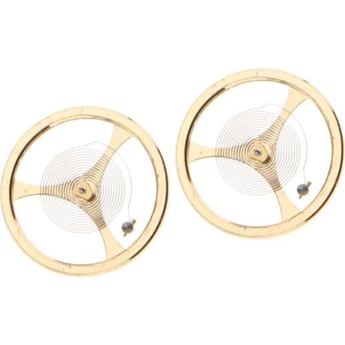 2set Watchmaker Balance Wheel for 46941 46943 Movement Spring Repair Parts