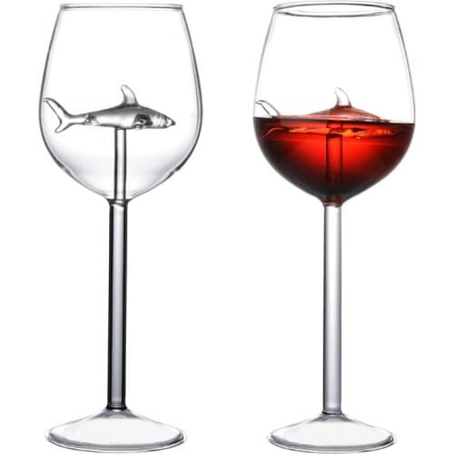 300ML High Goblet Wine Cocktail Glasses Borosilicate Glass Red Wine Beer Whisky Cup Party Barware Drinkware Kitchen Tools