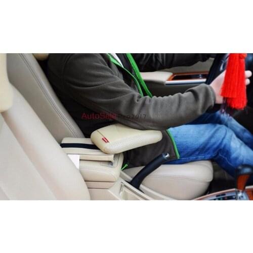 Car styling for Land Rover Discovery Sport 2015 2016 Black Middle Console Armrest Storage Box Elbow Supporting