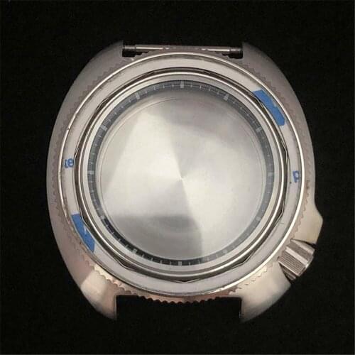 41mm Diameter Stainless Steel Watch Case Sapphire Glass Shell for NH35A/NH36 Movement Accessories