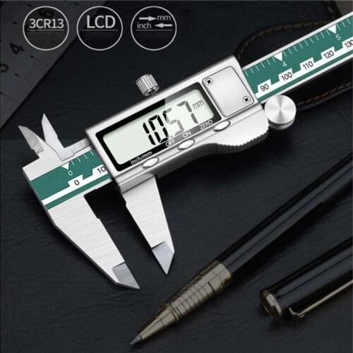 Digital Caliper Stainless Steel Electronic Digital Vernier Caliper 150/200/300mm Metal Micrometer Measuring Tool Caliper