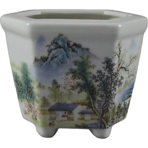 Collection of landscape flowerpots of the Republic of China