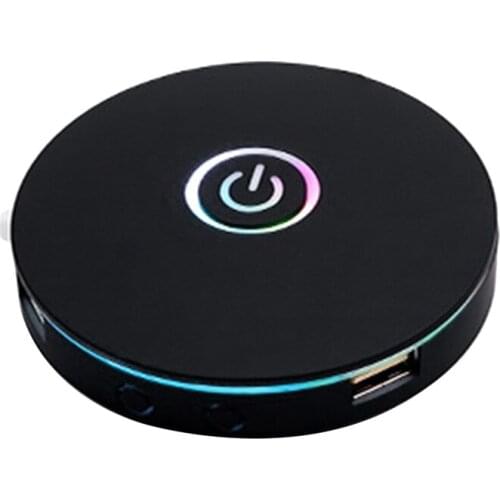 Computer Switch RGB Lighting Effect External Host Power Switch Button,Suitable for Internet Cafes,Homes,Offices